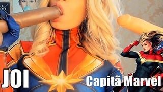 Captain Marvel Joi Cosplay Big Butt Handjob Guide