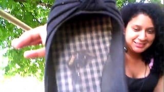 Sexy Latina Toe Sucking