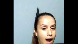 I catch my hot Latina step sister flashing her big ass at home