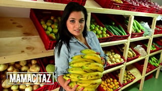 Chubby Latina Rides Big Cock Hard