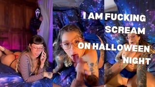My Pussy Gets Broken by a Halloween Intruder
