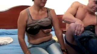 Real Latina Mature Threesome