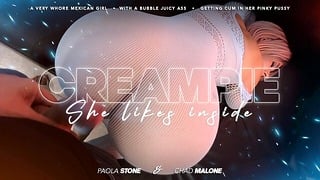 Big Ass Latina MILF Gets Creampie