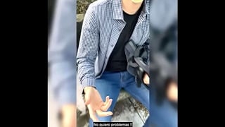 Getting Paid for a Quickie in Public with a Hot Latina