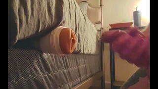 Fucking Fleshlight for the First Time – Cum Shot
