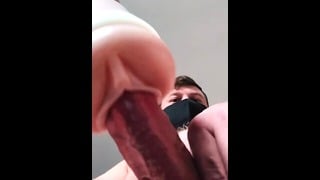 Violet Myers Rough Fleshlight Sucking and Fucking
