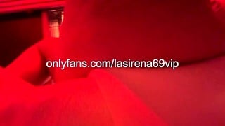 Aggressive Solo Rubbing Under Red Light!!